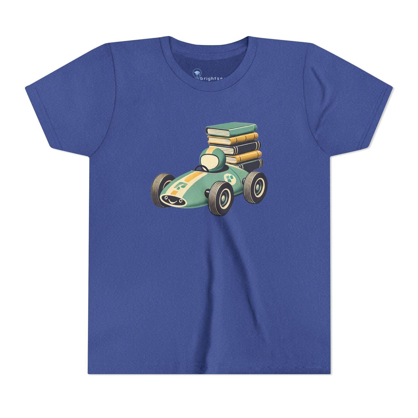 Book Delivery Race Car - Youth Short Sleeve - Brightsee