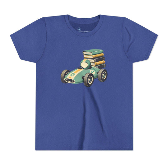 Book Delivery Race Car - Youth Short Sleeve - Brightsee