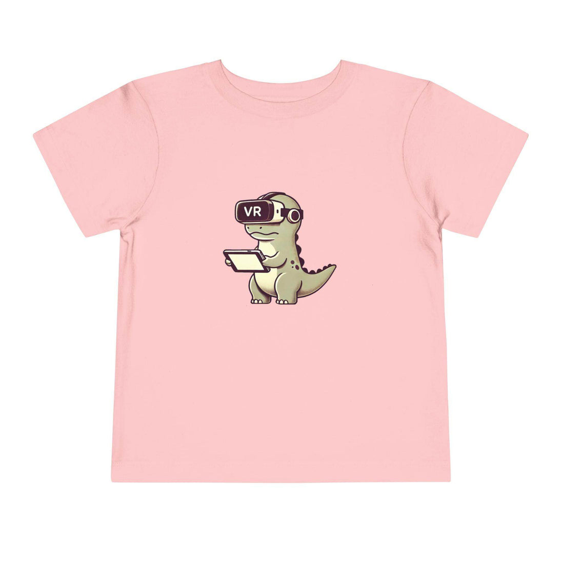 VR Dinosaur - Toddler Short Sleeve Tee - Brightsee