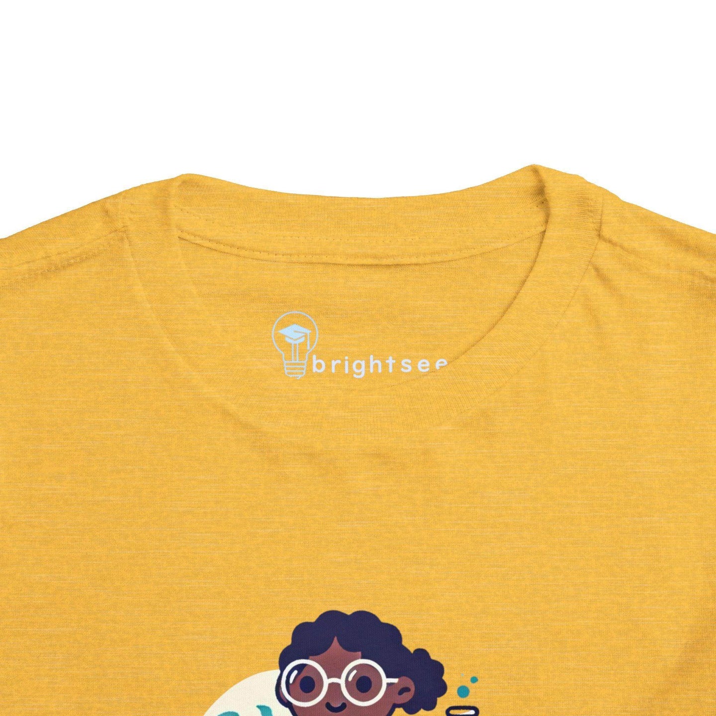 Surfing Scientist Girl - Toddler Short Sleeve - Brightsee
