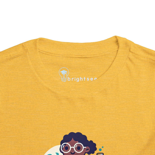 Surfing Scientist Girl - Toddler Short Sleeve - Brightsee