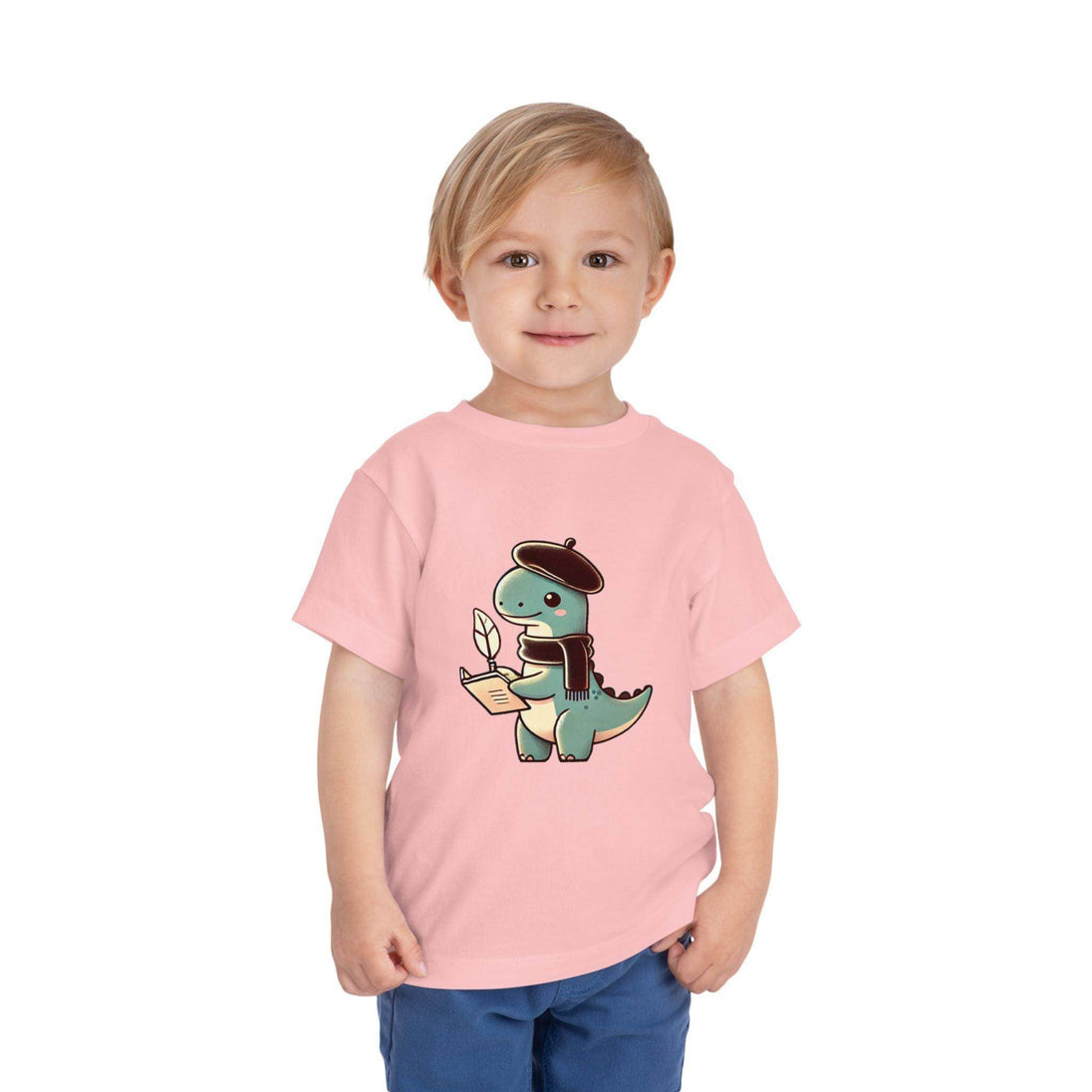 Dinosaur Author - Toddler Short Sleeve - Brightsee