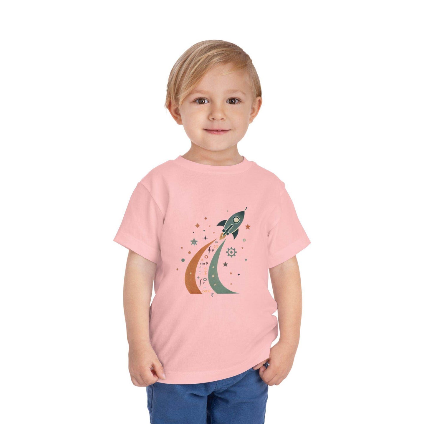 Math Spaceship - Toddler Short Sleeve - Brightsee