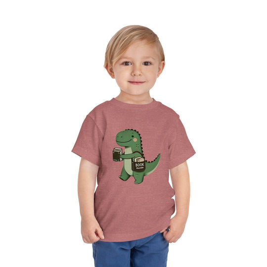 Dino Book Delivery - Toddler Short Sleeve - Brightsee