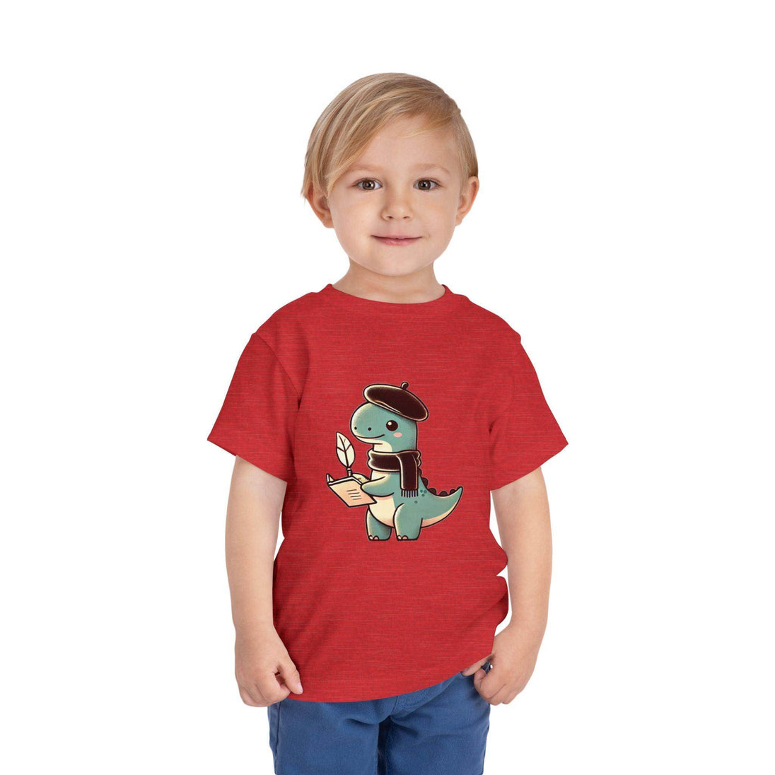 Dinosaur Author - Toddler Short Sleeve - Brightsee