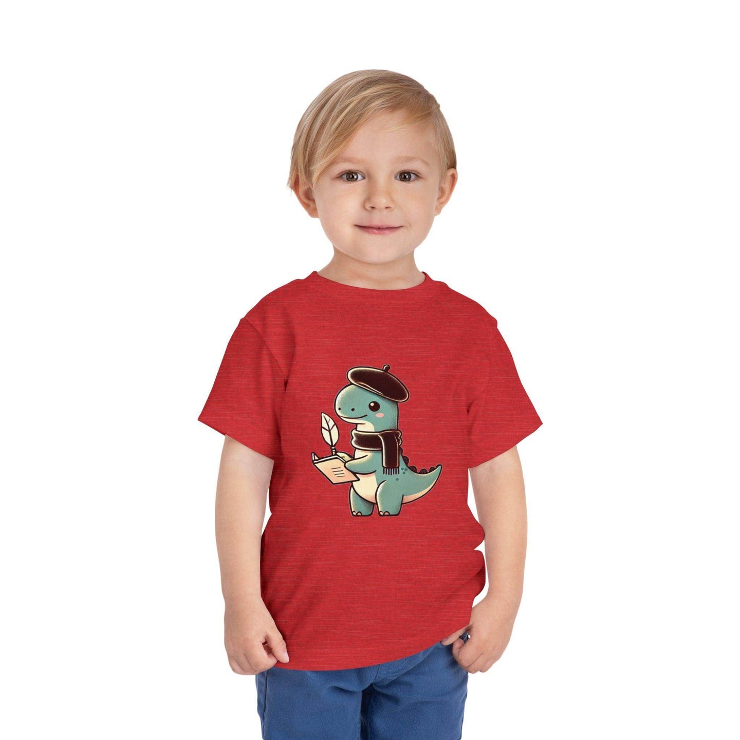 Dinosaur Author - Toddler Short Sleeve - Brightsee