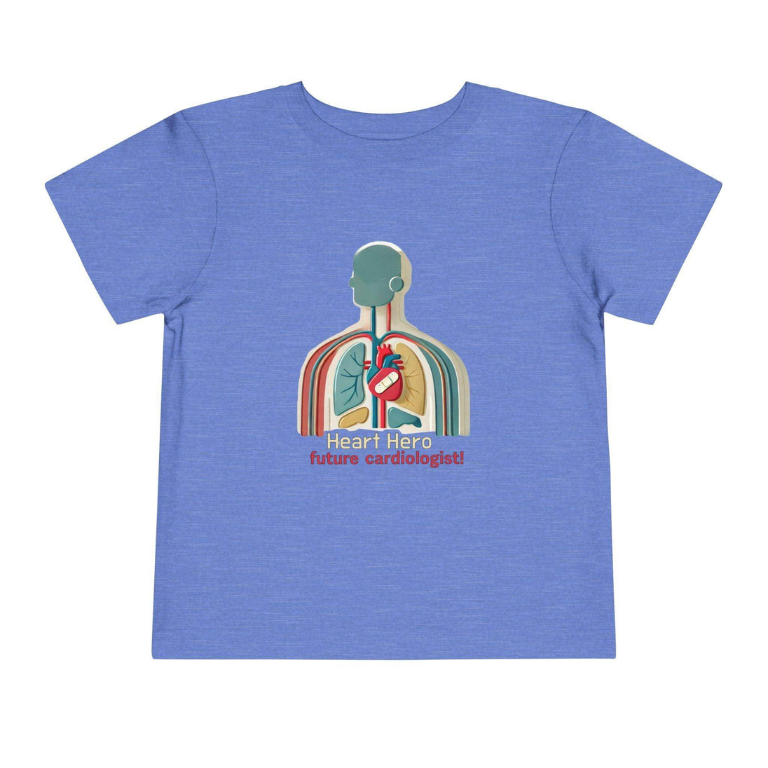 Future Cardiologist - Heart Bandage - Toddler Short Sleeve - Brightsee