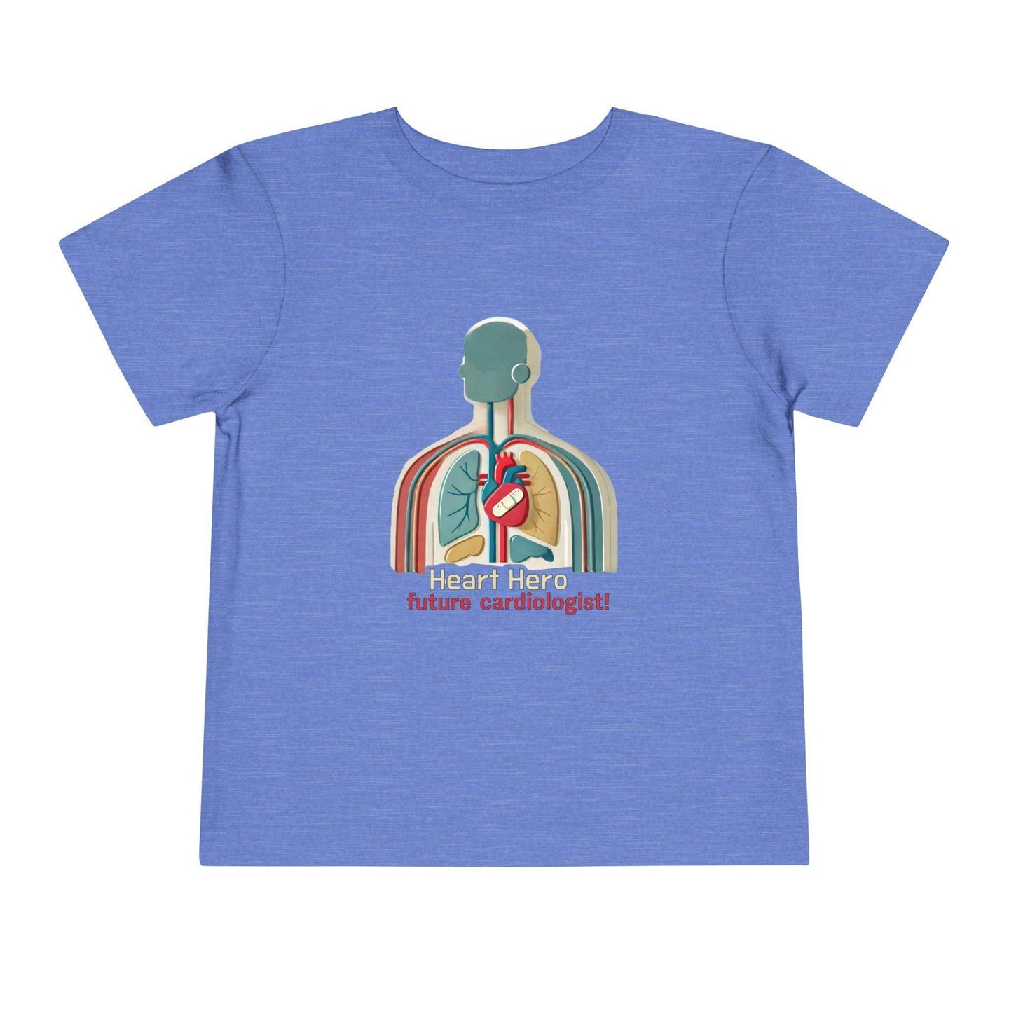 Future Cardiologist - Heart Bandage - Toddler Short Sleeve - Brightsee