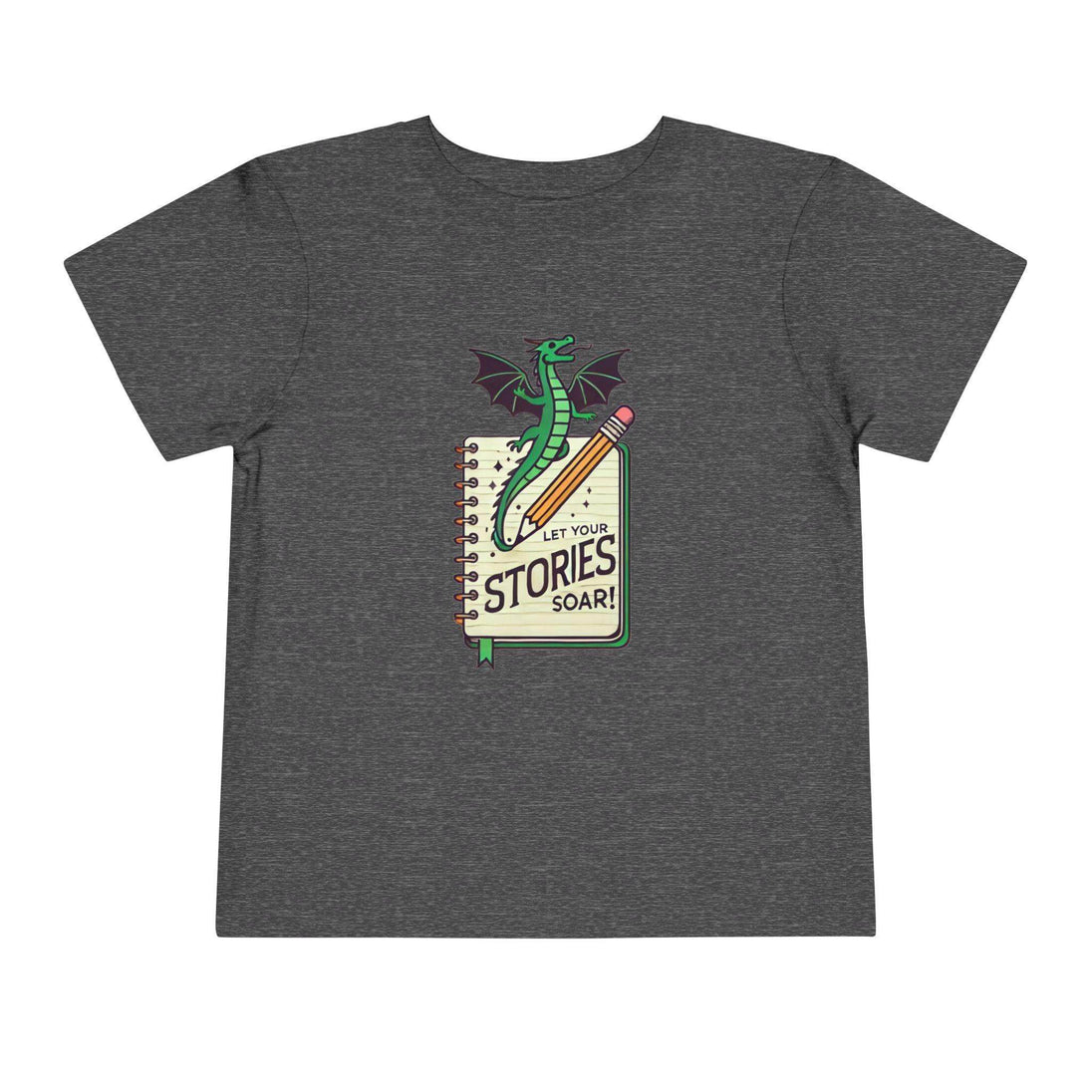 Let Your Stories Soar - Dragon - Toddler Short Sleeve - Brightsee