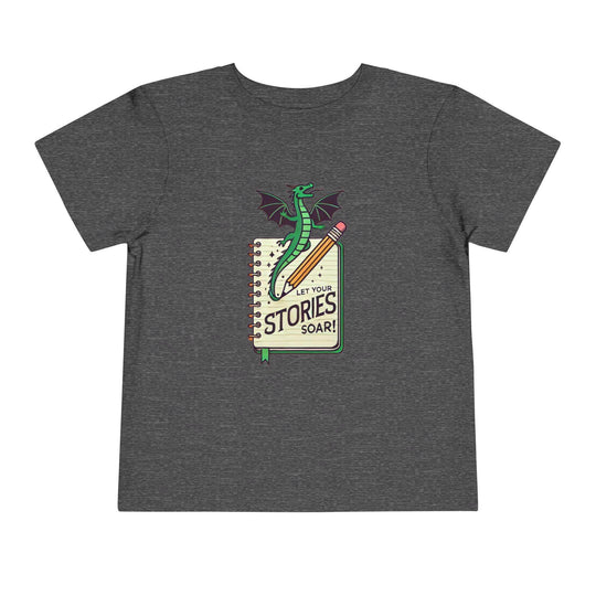 Let Your Stories Soar - Dragon - Toddler Short Sleeve - Brightsee