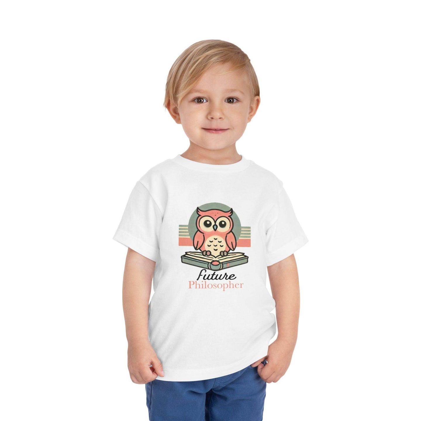 Future Philosopher Owl - Toddler Short Sleeve - Brightsee