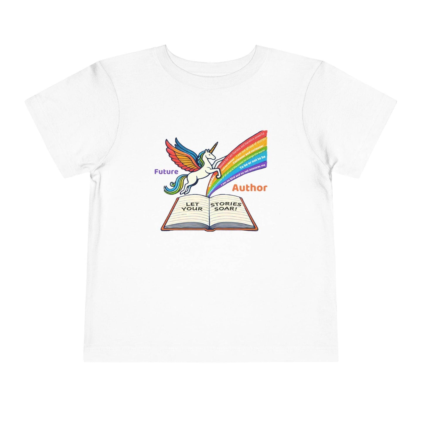 Future Author Alicorn - Toddler Short Sleeve - Brightsee