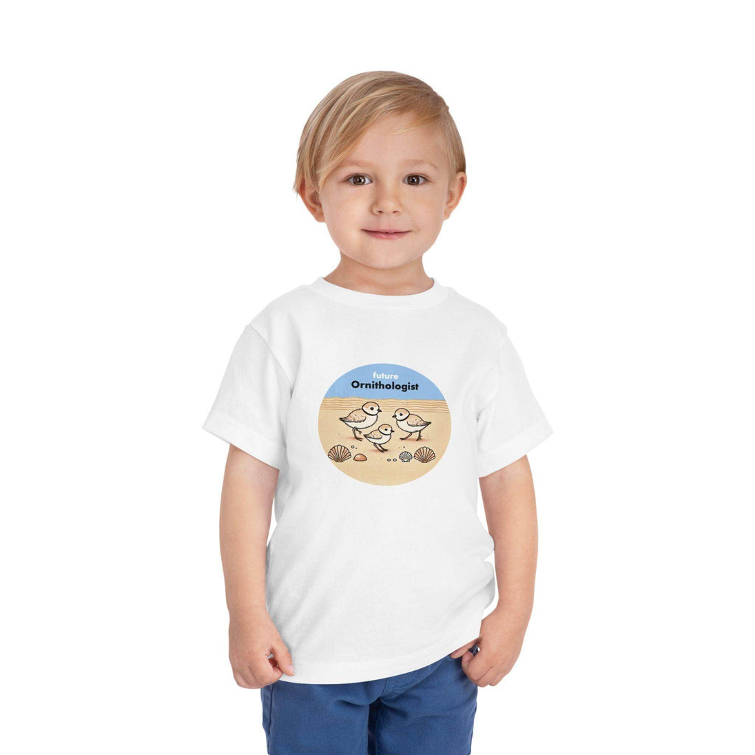 Future Ornithologist Plover - Toddler Short Sleeve - Brightsee