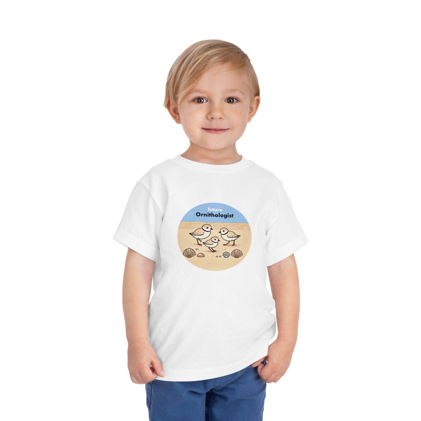 Future Ornithologist Plover - Toddler Short Sleeve - Brightsee