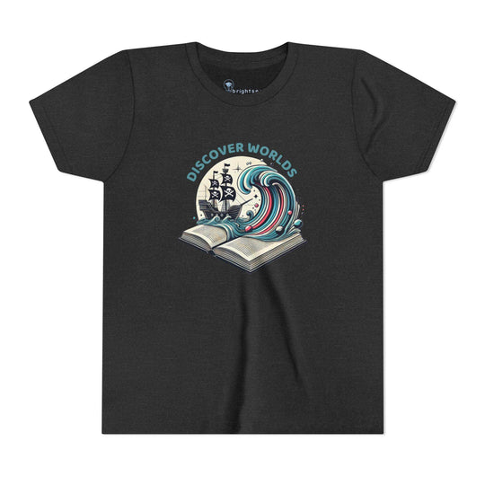 Discover Worlds - Pirate Ship - Youth Short Sleeve - Brightsee