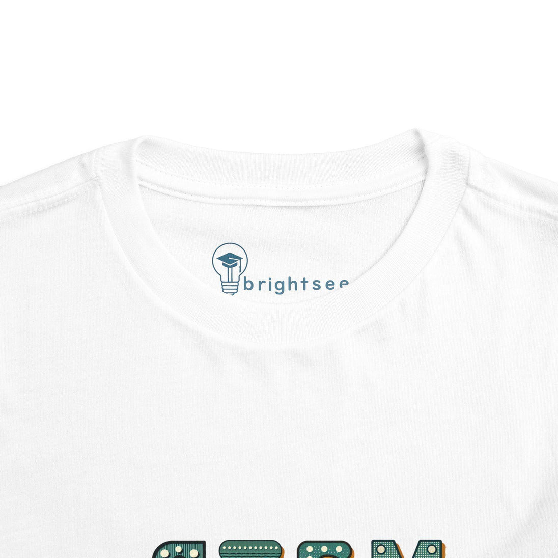 STEM Construction Bot on Ladder - Toddler Short Sleeve - Brightsee
