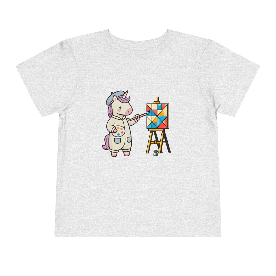 Painting Unicorn - Toddler Short Sleeve - Brightsee