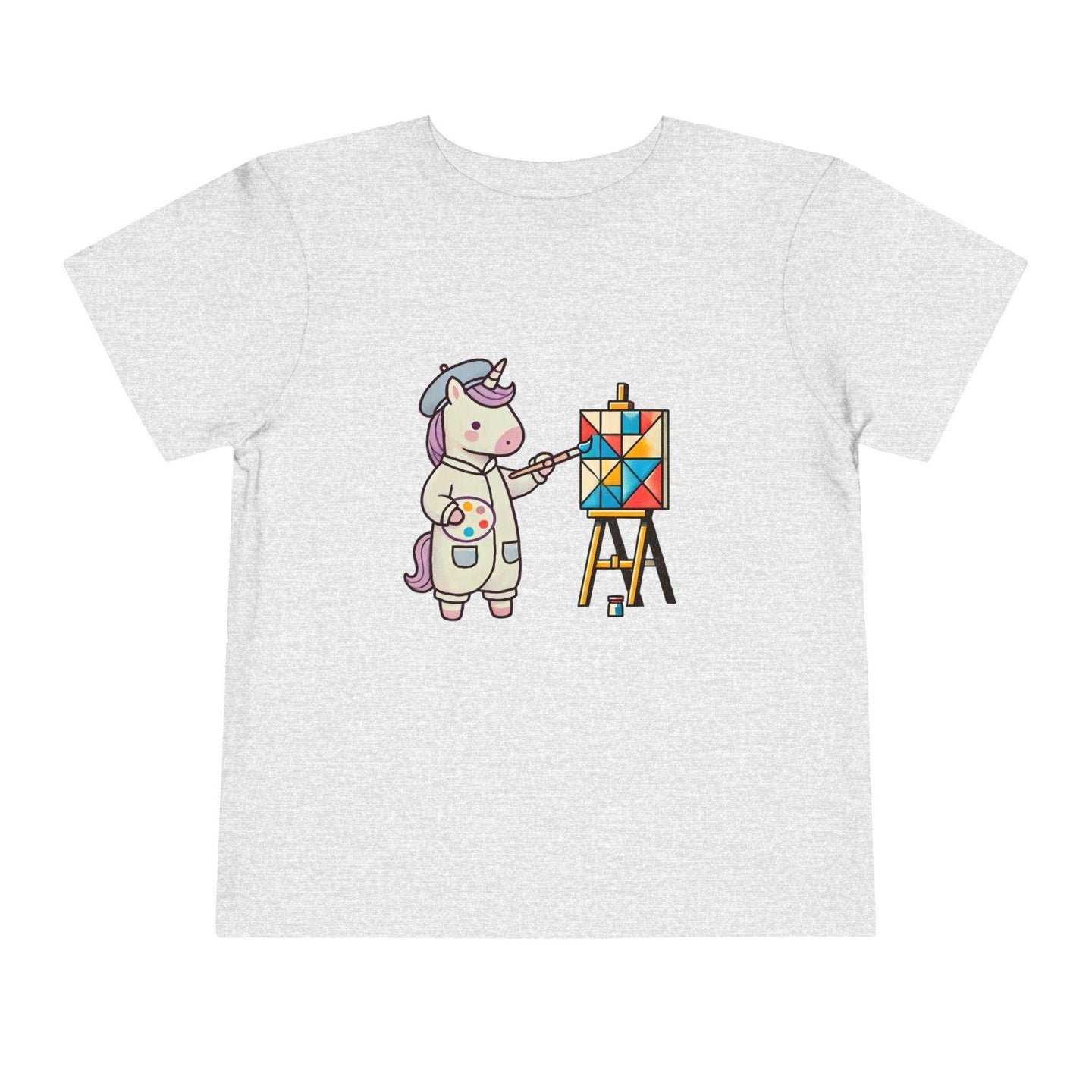 Painting Unicorn - Toddler Short Sleeve - Brightsee