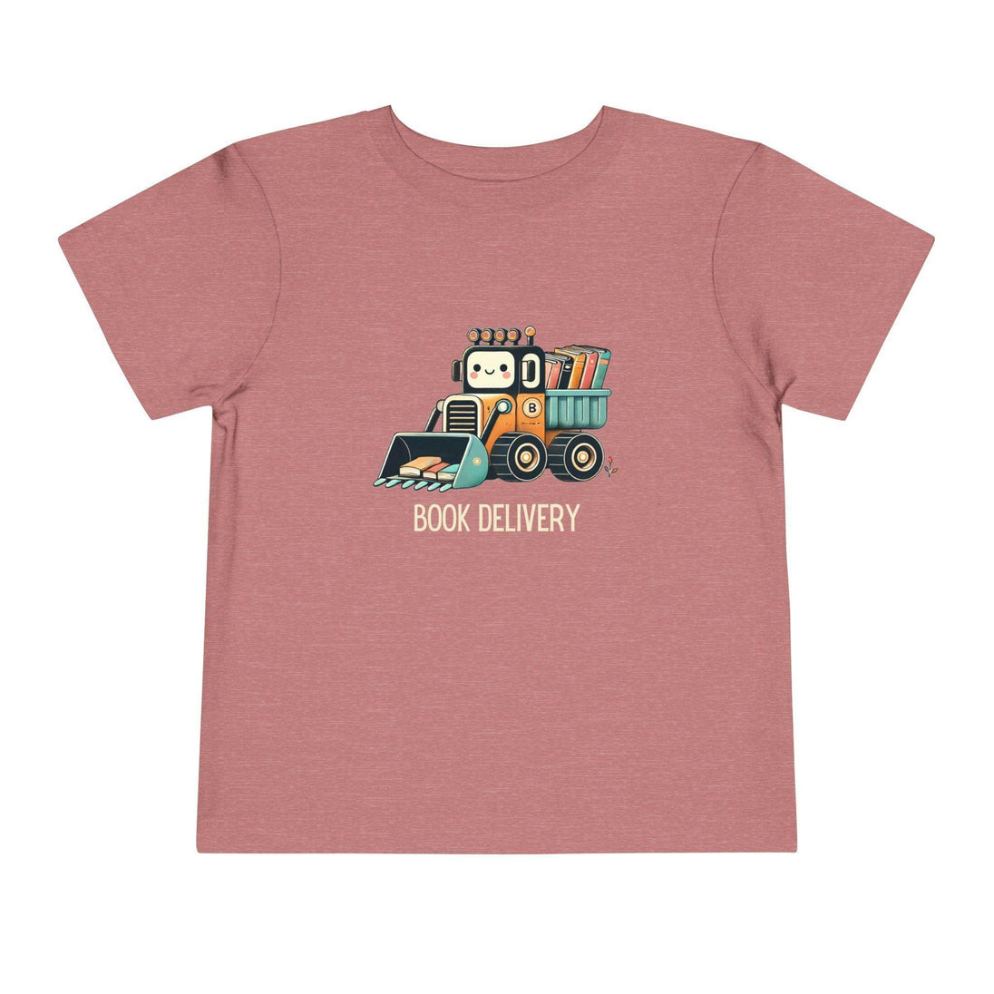 Book Delivery Bulldozer - Toddler Short Sleeve - Brightsee