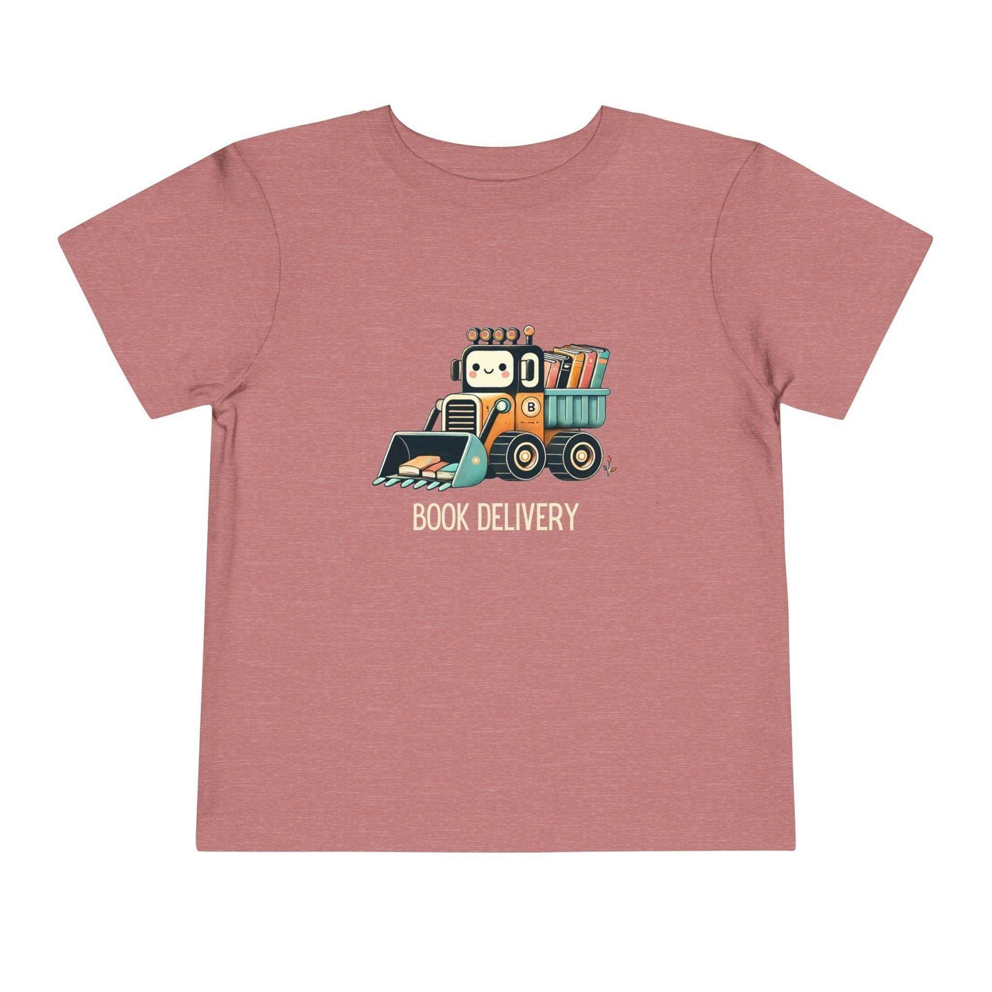 Book Delivery Bulldozer - Toddler Short Sleeve - Brightsee