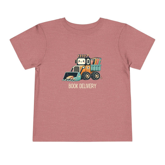 Book Delivery Bulldozer - Toddler Short Sleeve - Brightsee