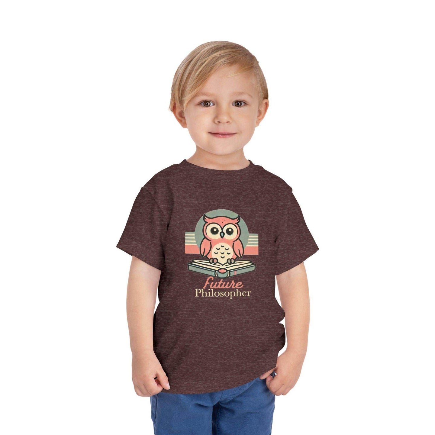 Future Philosopher Owl - Toddler Short Sleeve - Brightsee
