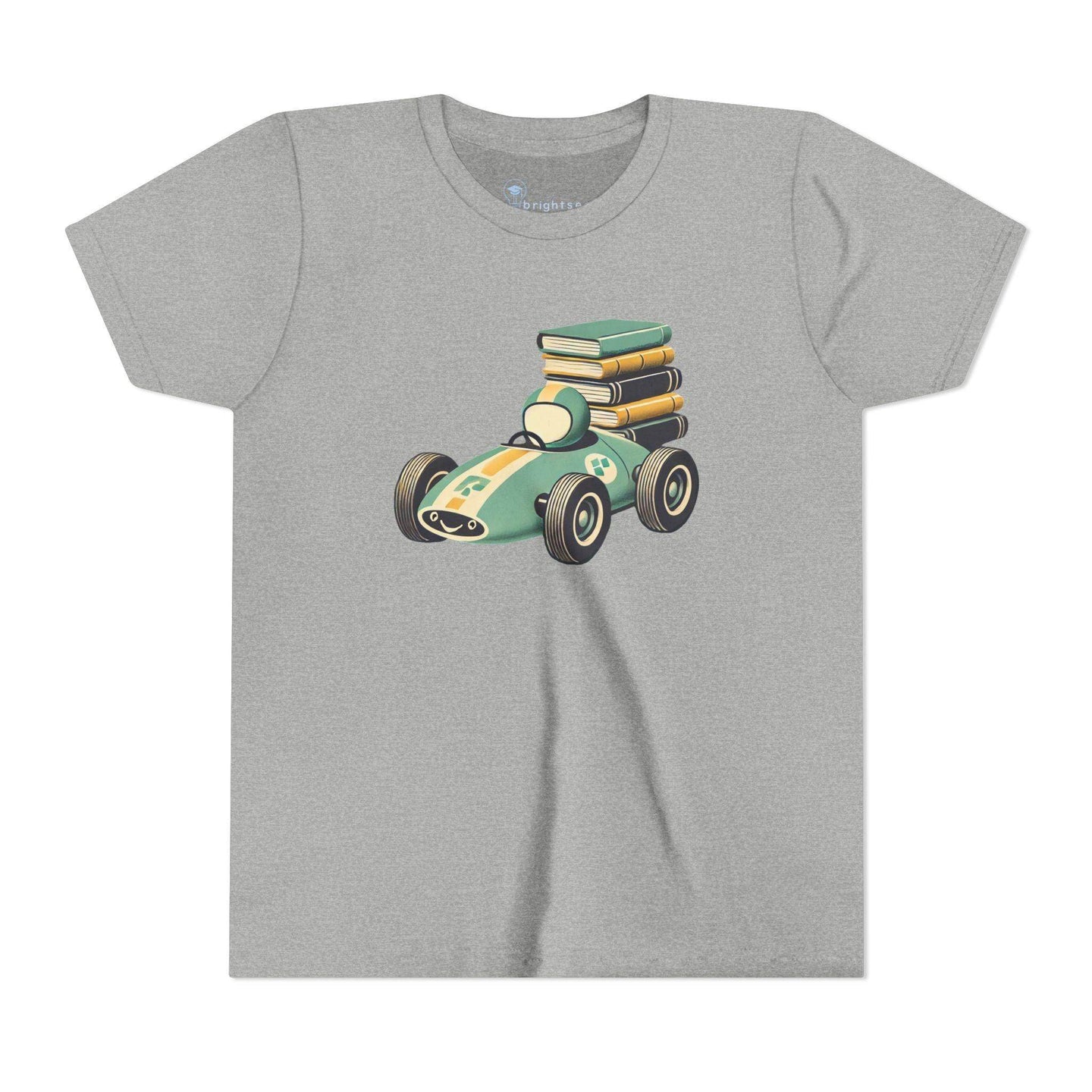 Book Delivery Race Car - Youth Short Sleeve - Brightsee