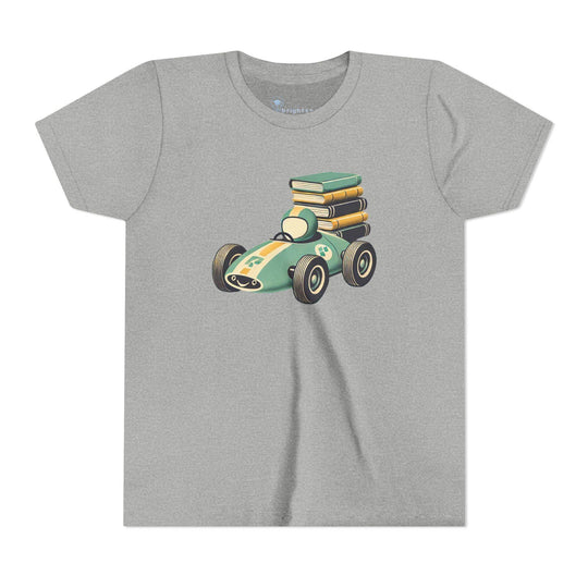 Book Delivery Race Car - Youth Short Sleeve - Brightsee