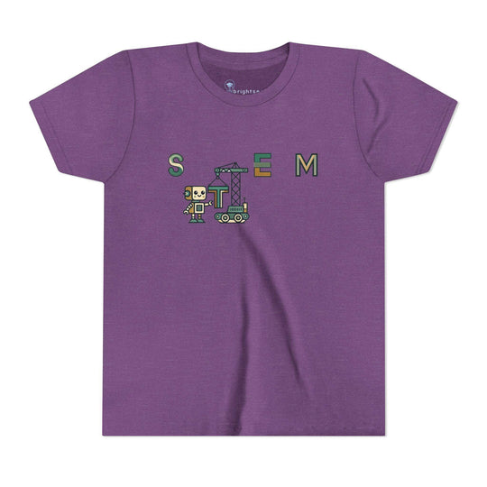 STEM Builder Crane - Youth Short Sleeve - Brightsee