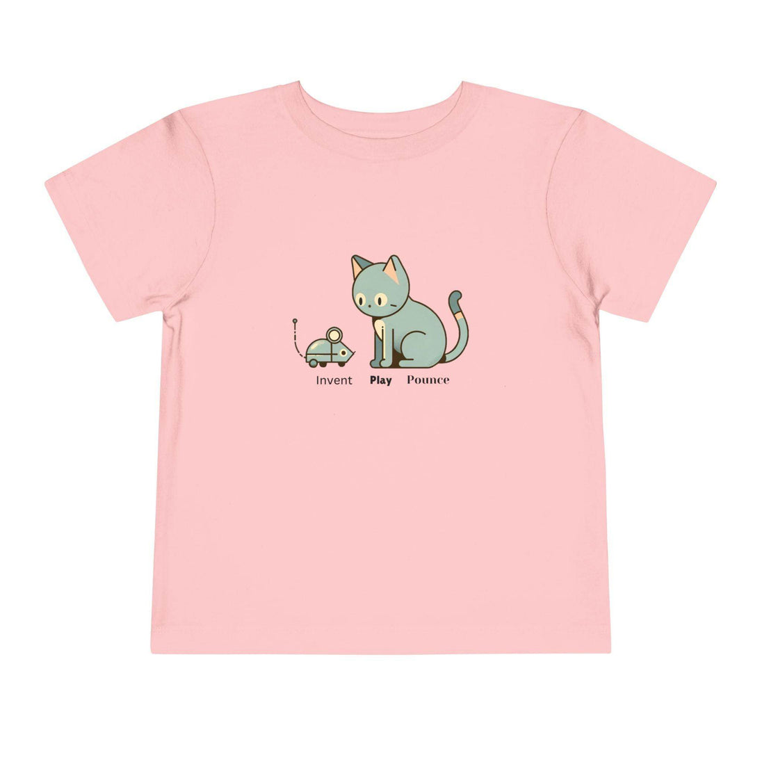 Robot Mouse and Cat - Toddler Short Sleeve - Brightsee