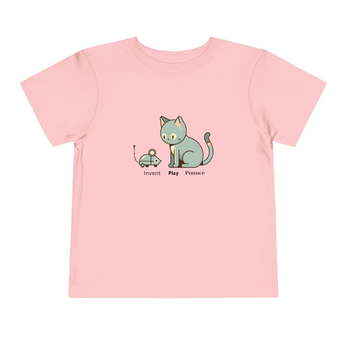 Robot Mouse and Cat - Toddler Short Sleeve - Brightsee