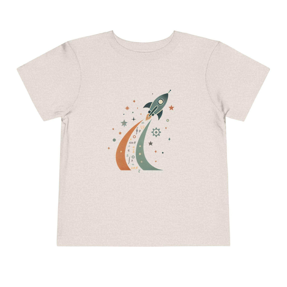 Math Spaceship - Toddler Short Sleeve - Brightsee
