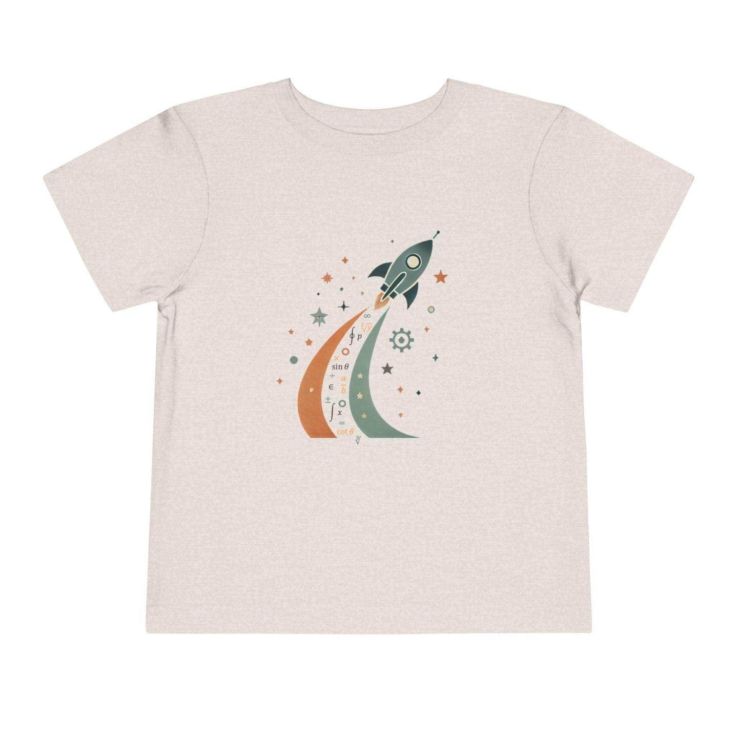Math Spaceship - Toddler Short Sleeve - Brightsee