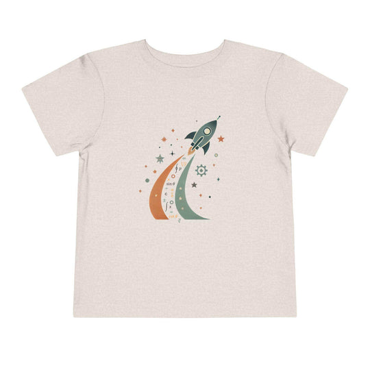 Math Spaceship - Toddler Short Sleeve - Brightsee
