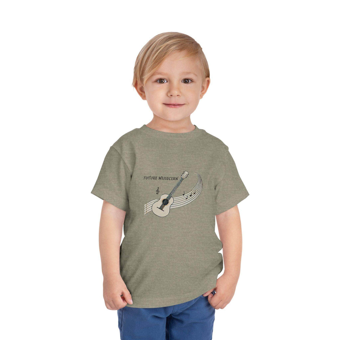 Future Musician Guitar - Toddler Short Sleeve - Brightsee