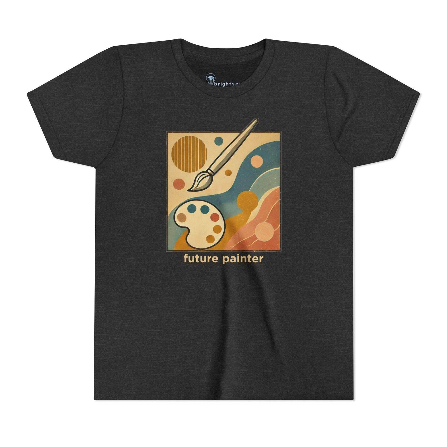 Future Artist Brushstrokes - Youth Short Sleeve Tee - Brightsee