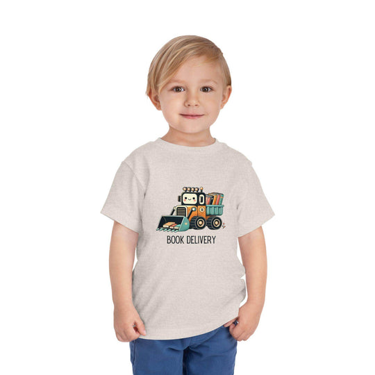Book Delivery Bulldozer - Toddler Short Sleeve - Brightsee