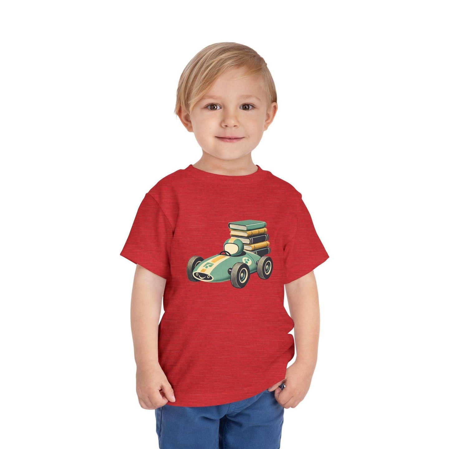 Book Delivery Race Car - Toddler Short Sleeve - Brightsee
