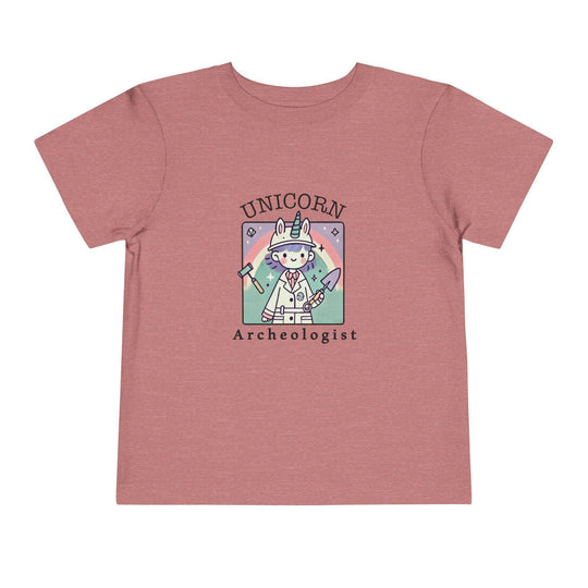 Unicorn Archeologist - Toddler Short Sleeve - Brightsee