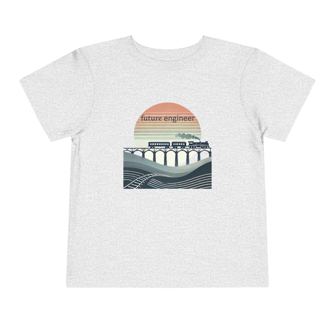 Future Engineer Train - Toddler Short Sleeve - Brightsee