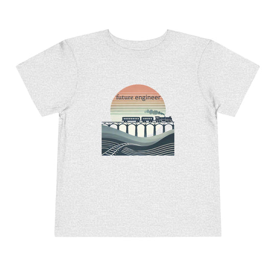 Future Engineer Train - Toddler Short Sleeve - Brightsee