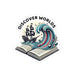 Discover Worlds Kiss-Cut Stickers - Brightsee