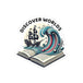 Discover Worlds Kiss-Cut Stickers - Brightsee