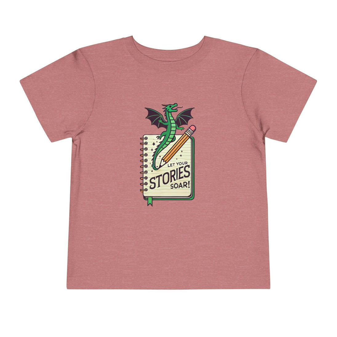 Let Your Stories Soar - Dragon - Toddler Short Sleeve - Brightsee