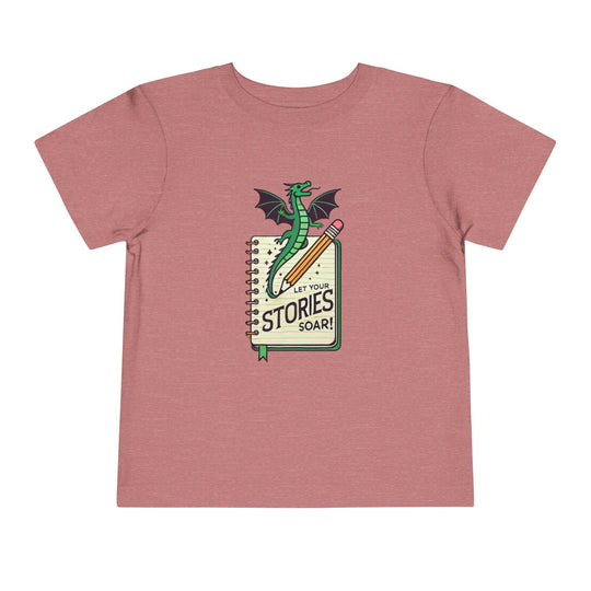 Let Your Stories Soar - Dragon - Toddler Short Sleeve - Brightsee