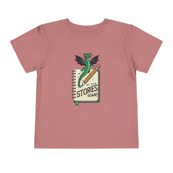 Let Your Stories Soar - Dragon - Toddler Short Sleeve - Brightsee