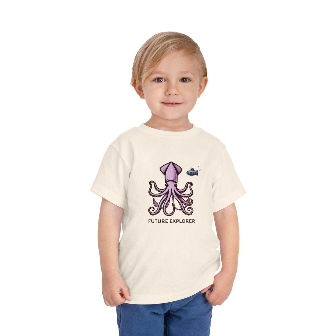 Future Explorer Squid - Toddler Short Sleeve - Brightsee