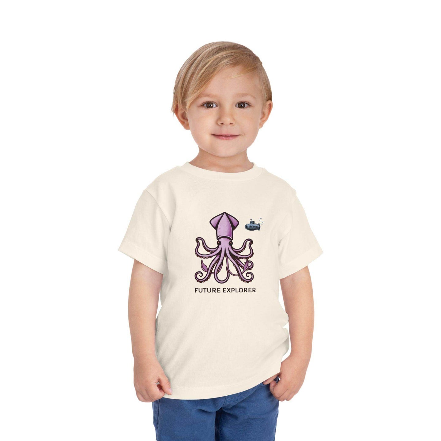 Future Explorer Squid - Toddler Short Sleeve - Brightsee