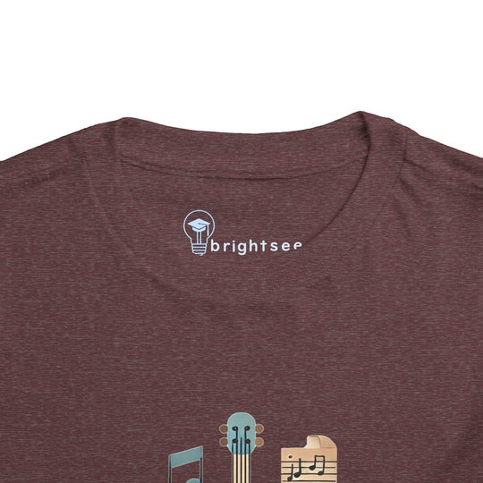 Future Musician Guitar Note - Toddler Short Sleeve - Brightsee