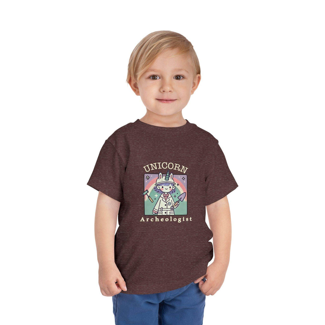 Unicorn Archeologist - Toddler Short Sleeve - Brightsee